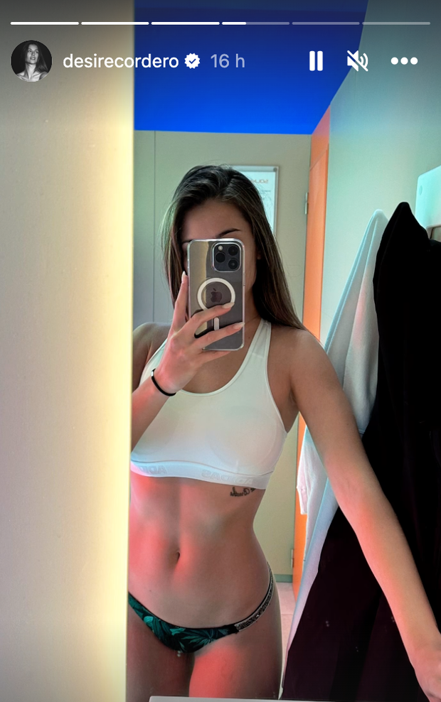 Desire Cordero, fisico strepitoso. Il selfie dell’ex lady Correa fa sognare il web- immagine 2