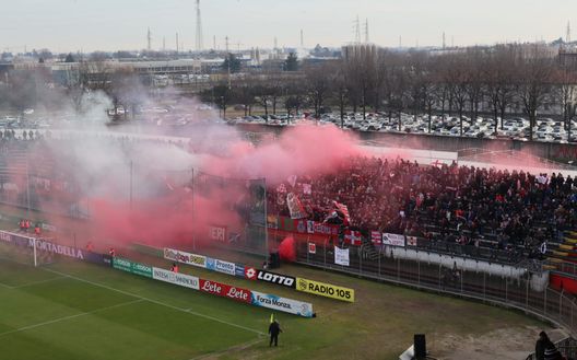 La coreografia monzese per il derby La coreografia monzese per il derby