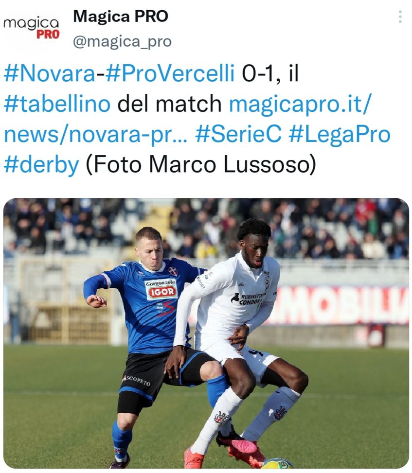 Laribi e Guindi cambiano tutto: alla Pro Vercelli il derby del Riso- immagine 2