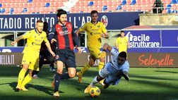 Un Verona scarico si mangia i gol, il Bologna vince