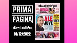 Prima pagina Gazzetta dello Sport: “Ale Juve”