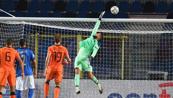 Gigio Donnarumma in Italia-Olanda di Nations League (credits: Getty Images) 