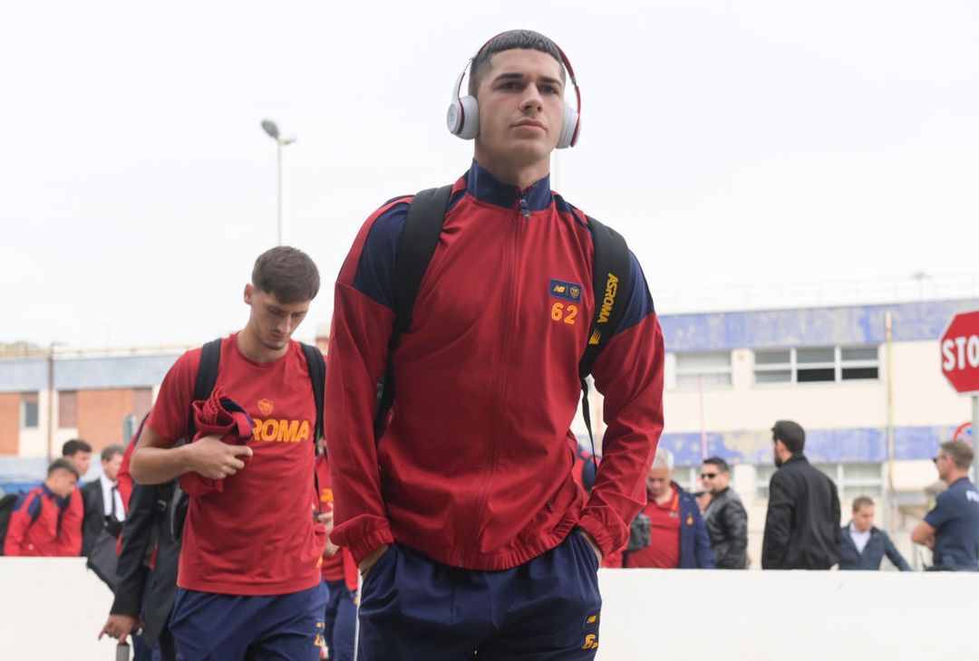 Roma in partenza per Siviglia – FOTO GALLERY - immagine 3