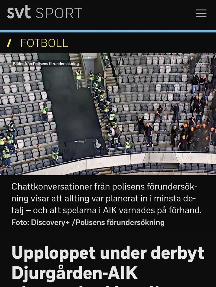 Derby di Stoccolma, 16 ultrà alla sbarra: giocatori avvisati “Un gol e sarà l’inferno…”- immagine 2