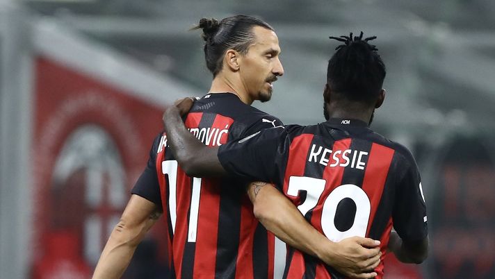 Zlatan Ibrahimovic e Franck Kessié (AC Milan) | Milan News (Getty Images)