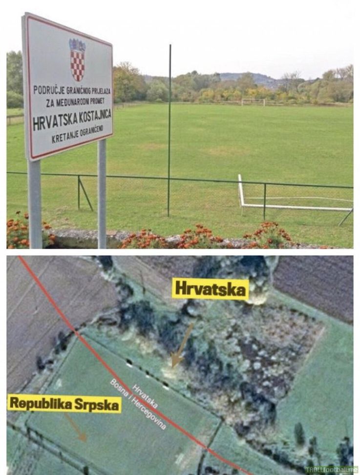 In Bosnia il Partizan sta al confine: le panchine del suo stadio si trovano in Croazia…- immagine 2