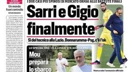 Prima Pagina, Corriere dello Sport: “Sarri e Gigio finalmente”
