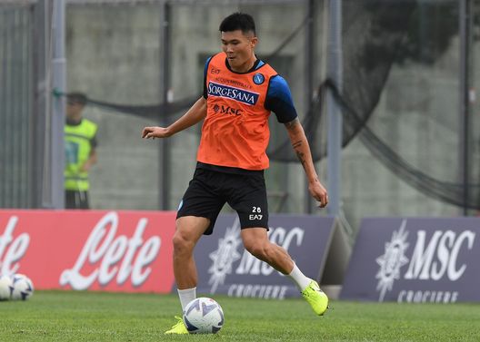 (Photo by SC NAPOLI via Getty Images) Kim Min-jae, domani sera il debutto in maglia azzurra: Spalletti blinda il Napoli- immagine 2