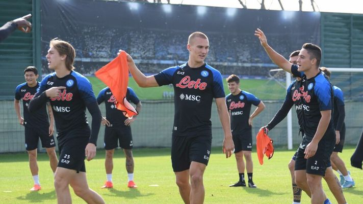 Foto SSCN ritiro napoli