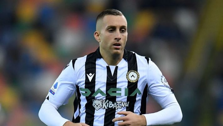 UDINE, ITALY - FEBRUARY 20: Gerard Deulofeu of Udinese Calcio looks on during the Serie A match between Udinese Calcio and SS Lazio at Dacia Arena on February 20, 2022 in Udine, Italy. (Photo by Alessandro Sabattini/Getty Images) Aramu, Deulofeu, Henry, Nuytinck: chi gioca e chi rischia in Venezia-Udinese - immagine 1
