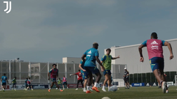 VIDEO Juventus, Pogba e Di Maria show: gol, tacchi e rabone in allenamento