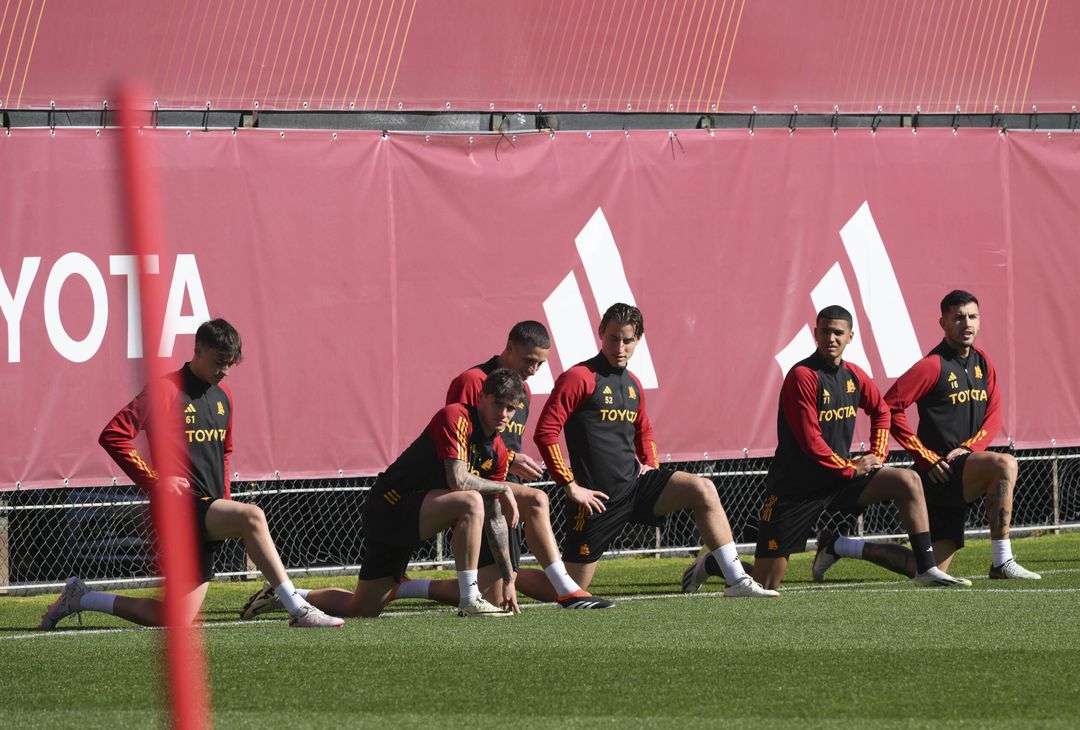 Roma, la rifinitura alla vigilia della gara con il Feyenoord – FOTOGALLERY - immagine 27