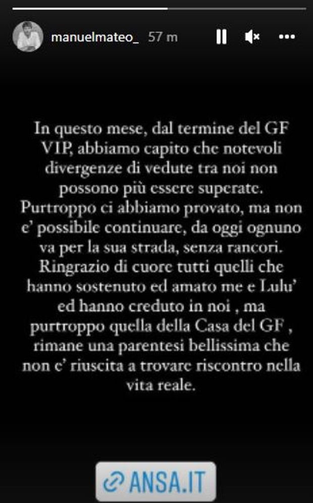 Bortuzzo ufficalizza la fine della storia con Lulù Selassie: “Ognuno per la sua strada”- immagine 2