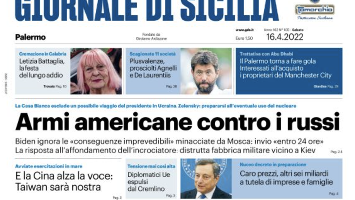 prima pagina