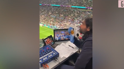 Video – Adani: omaggio in tribuna all’Argentina dopo il 2-0 al Messico