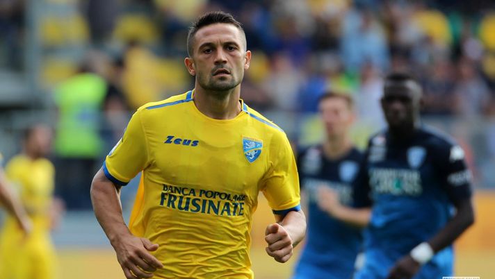 Camillo Ciano con la maglia del Frosinone 