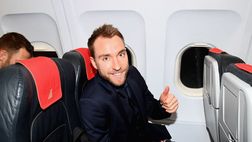 VIDEO / Inter in viaggio verso Udine: prima trasferta per Eriksen. C’è anche Asamoah