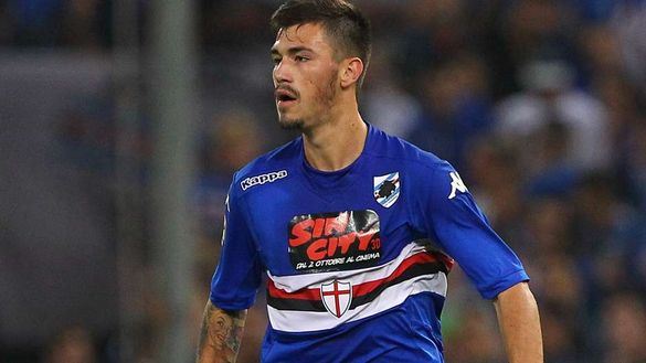 Alessio Romagnoli, difensore della Samp - fonte: goal.com Alessio Romagnoli, difensore della Samp - fonte: goal.com