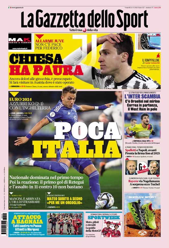 Gazzetta 24/03/2023
