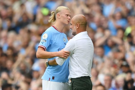 Haaland Guardiola (getty images) Haaland Guardiola