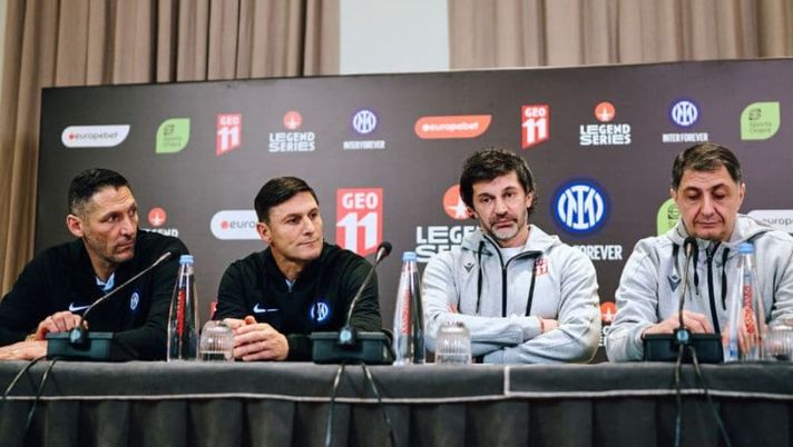 Legend Inter in Georgia, Zanetti: “Qui trovato entusiasmo. Speriamo di divertirvi” - immagine 1