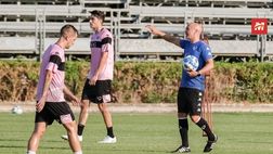 Palermo, prove anti-Perugia per Corini: rebus modulo, Valente ok. De Rose a metà…