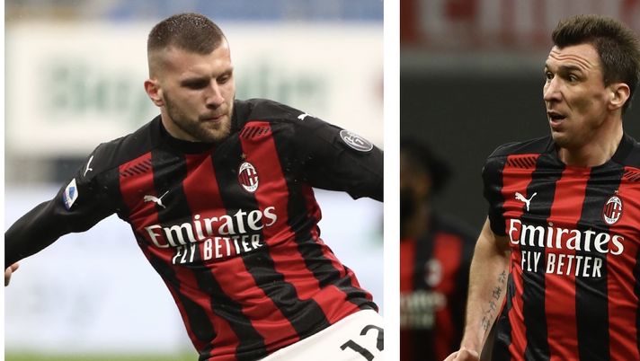 Ante Rebic e Mario Mandzukic (attaccanti AC Milan) | Milan News (Getty Images) Ante Rebic e Mario Mandzukic (attaccanti AC Milan) | Milan News (Getty Images)