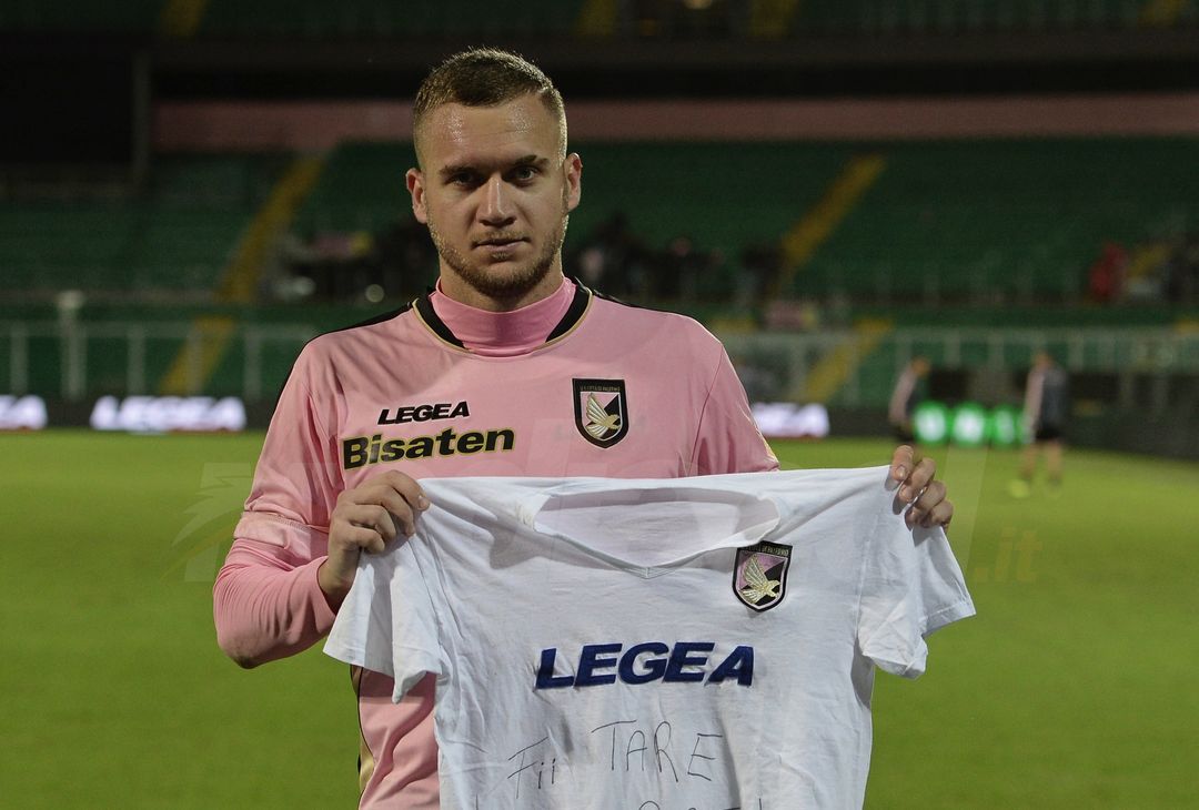  during the Serie B match between US Citta di Palermo and Cosenza at Stadio Renzo Barbera on November 3, 2018 in Palermo, Italy. 