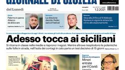 Prima Pagina, Giornale di Sicilia: “Adesso tocca ai siciliani. Scuole medie in classe e riapertura dei negozi”