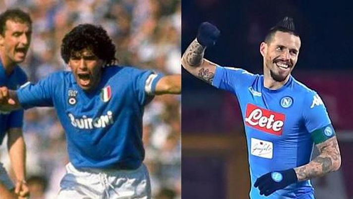 Hamsik e l’amore infinito per Napoli: Marek indossa la felpa in onore di Maradona! | FOTO 
