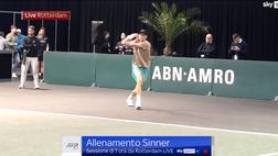 VIDEO/ ATP Miami, Sinner si allena con Cerundolo