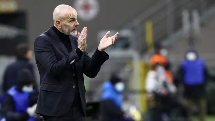 Stefano Pioli (allenatore AC Milan) durante Inter-Milan 2-1 (Coppa Italia 2020-2021) | News (Getty Images)