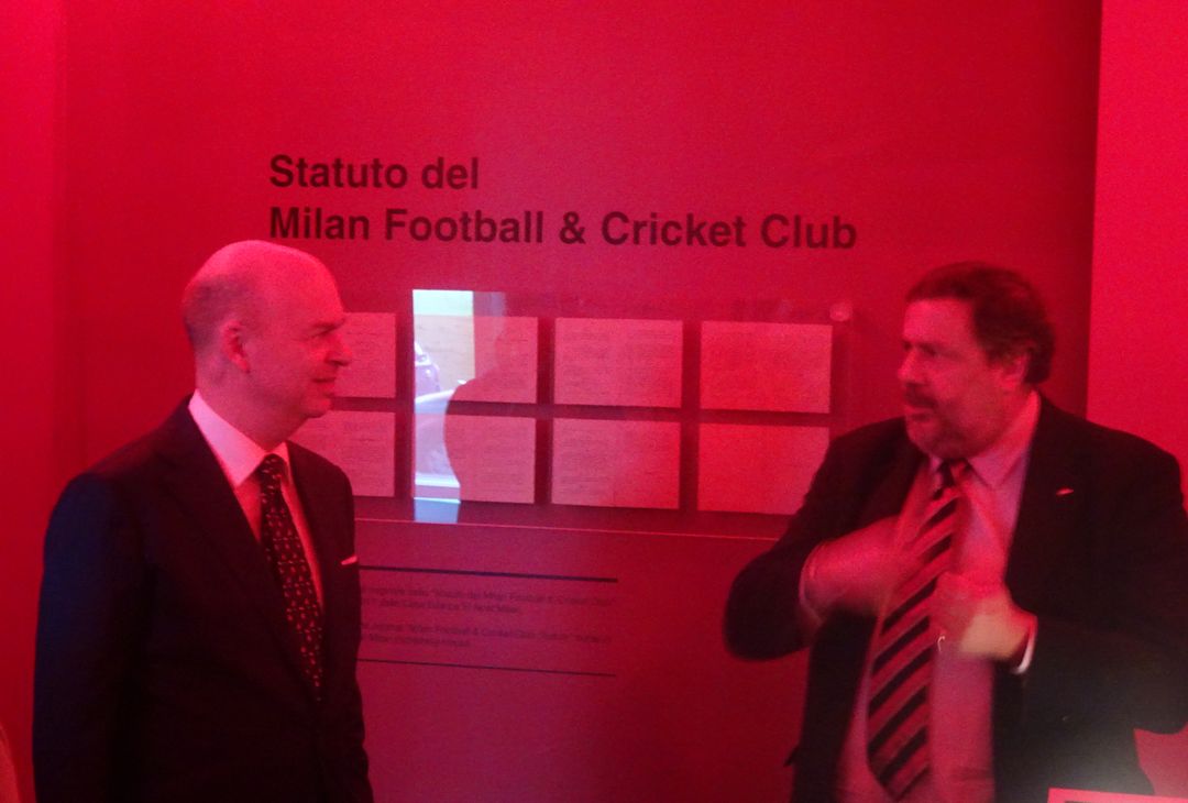 L'avvocato La Scala con Marco Fassone