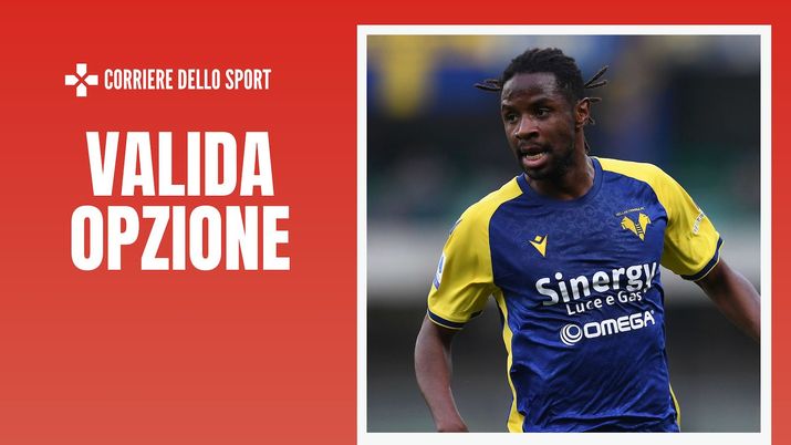 Adrien Tameze (centrocampista Hellas Verona), obiettivo di calciomercato del Milan | AC Milan News (Getty Images) Adrien Tameze Hellas Verona Calciomercato AC Milan