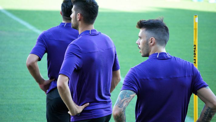 Lorenzo Venuti durante l'allenamento a porte aperte al 'Franchi' - © ViolaNews.com 