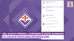 VIDEO Fiorentina, il club cambia lo stemma: ecco la presentazione del nuovo logo