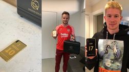 Messi copre d’oro il cellulare: la nuova moda del calcio