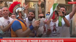 VIDEO Italia-Inghilterra: le misure di sicurezza nelle città italiane per la finale