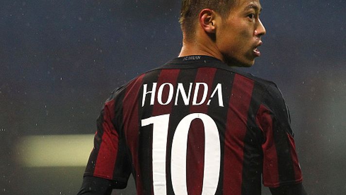 Keisuke Honda, numero 10 del Milan, Getty Images