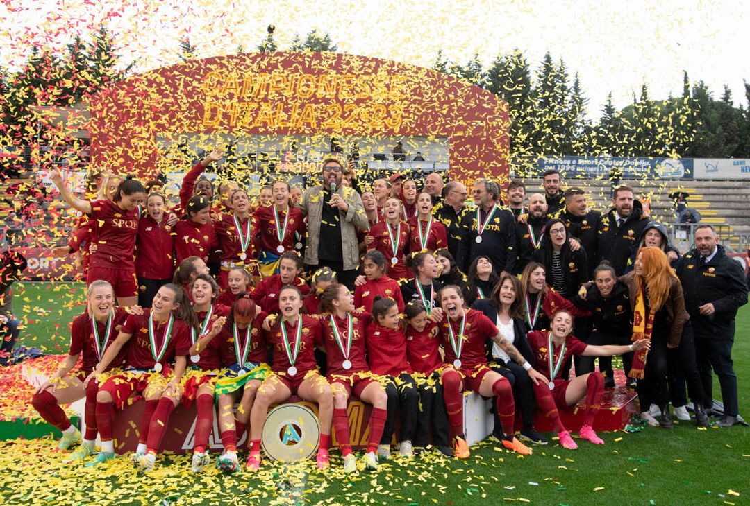 Roma Femminile Campione d’Italia, la premiazione – FOTO GALLERY - immagine 6