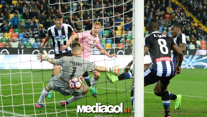Udinese-Palermo: i rosa vanno al tappeto 