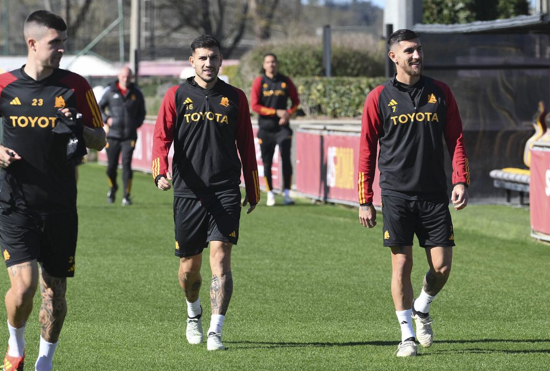 Roma, la rifinitura alla vigilia della gara con il Feyenoord – FOTOGALLERY - immagine 43