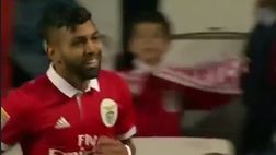 VIDEO / Benfica, era arrivata la prima rete di Gabigol: ingiustamente annullata