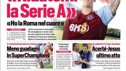 EDICOLA / CdS: Acerbi-Juan Jesus, atto finale. Oggi verdetto del giudice