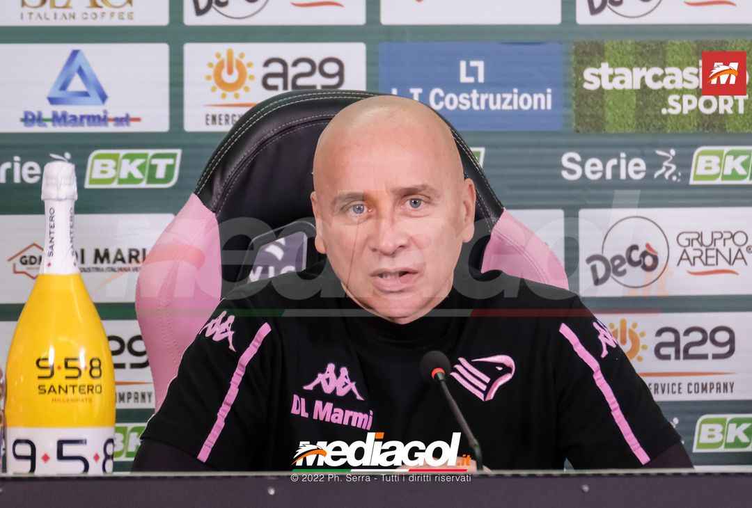 FOTO PALERMO, verso il Perugia: Corini in sala stampa (Gallery) - immagine 9