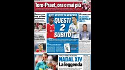 Prima Pagina, Tuttosport: “Juventus, vertice di mercato. Pogba e Di Maria subito”