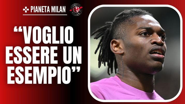 Rafael Leao (attaccante AC Milan), qui durante Slavia Praga-Milan 1-3 (Europa League 2023-2024) | News (Getty Images) Rafael Leao AC Milan Slavia Praga-Milan 1-3 Europa League 2023-2024