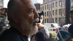 Video – De Laurentiis, esce dall’assemblea di Lega di mercoledì senza mascherina