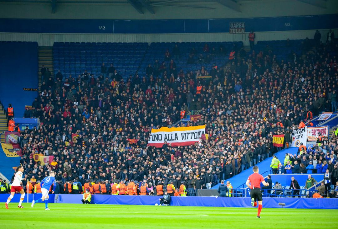 Leicester-Roma 1-1 – FOTO GALLERY - immagine 74