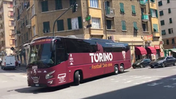 Video, Genoa-Torino: l’arrivo del pullman dei granata